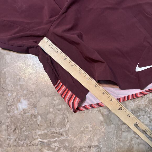 Nike Court Shorts Mens Large Red Slam Advantage Tennis 7” Roland Garros DV0704 - Picture 6 of 10